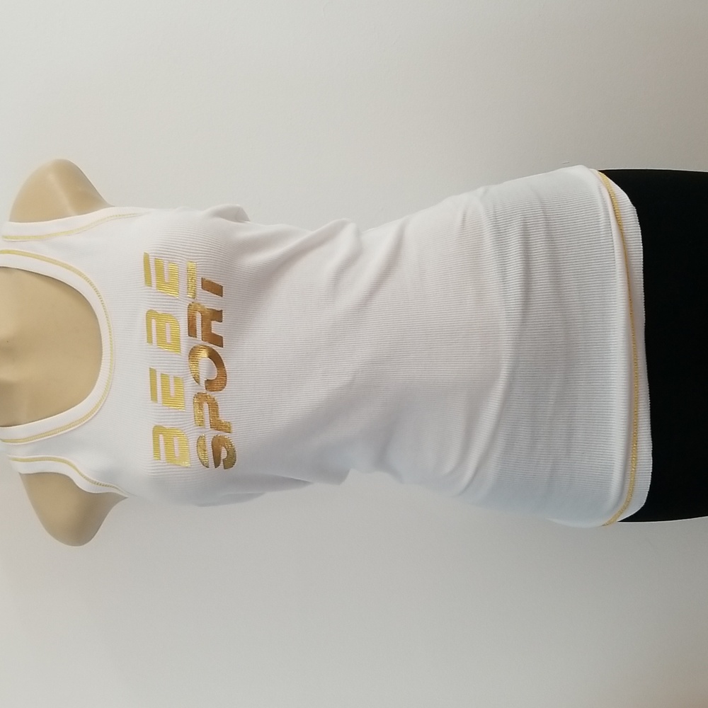 Bebe Sport Nwt Logo Tank Top